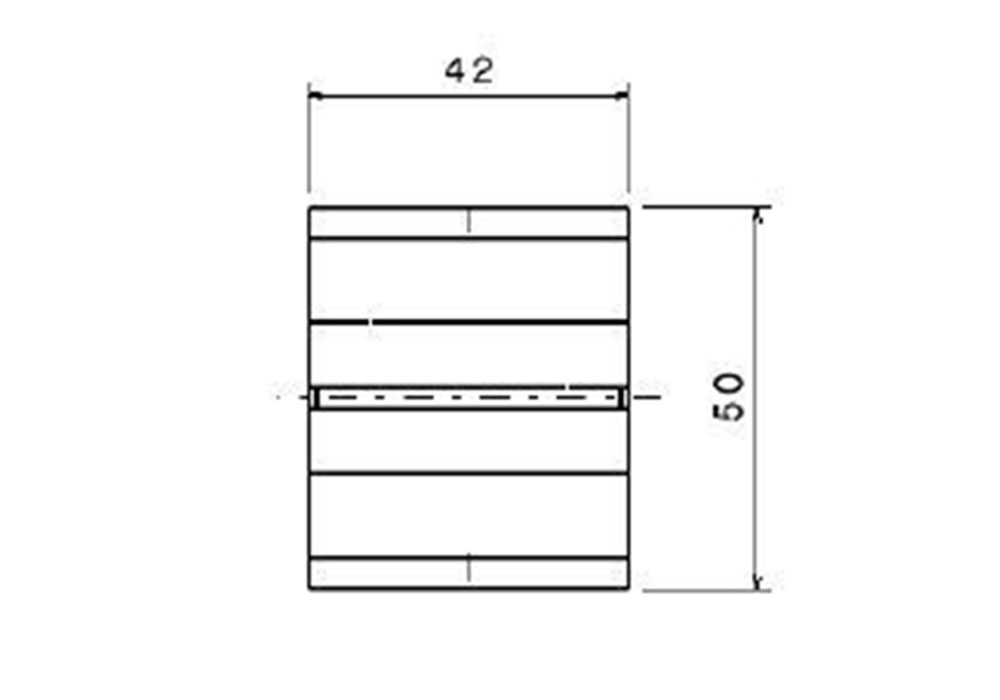 Cross Connector D25X25 Drawing 2