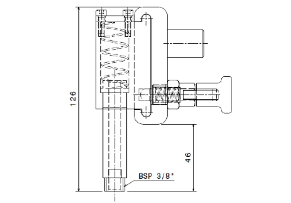 Spring Loaded Bracket Assy