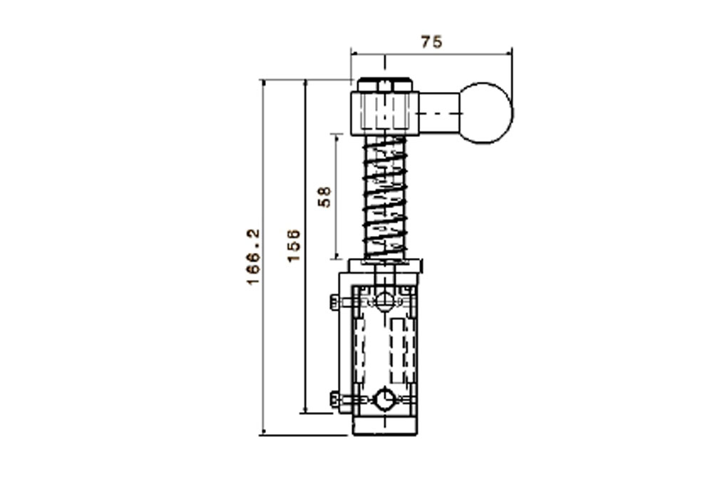 Spring Loaded Bracket Assy